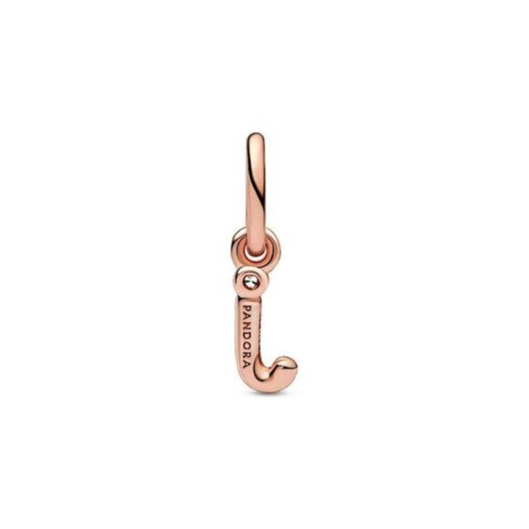 Pandora Moments 14K Rose Gold Plated Cz Dangle Charm - Picture 2 of 3